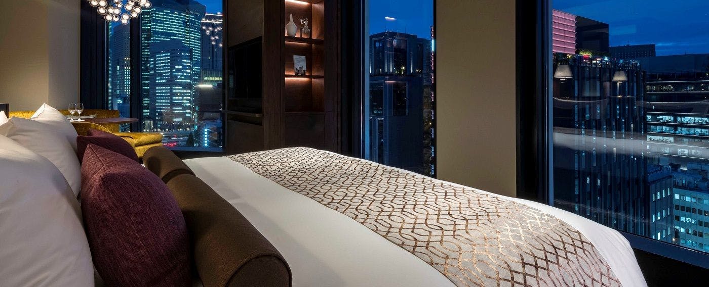 【객실 예】긴자의 거리를 내려다볼 수 있는 전망이 인기인 바흐 코너 룸