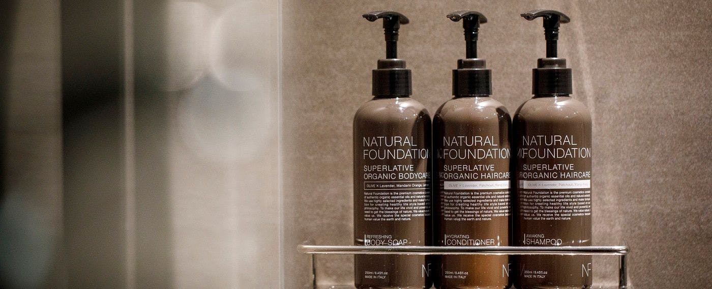 【이그제큐티브 플로어 바흐 코너룸 숙소 특전】100% 오가닉 욕실 어메니티