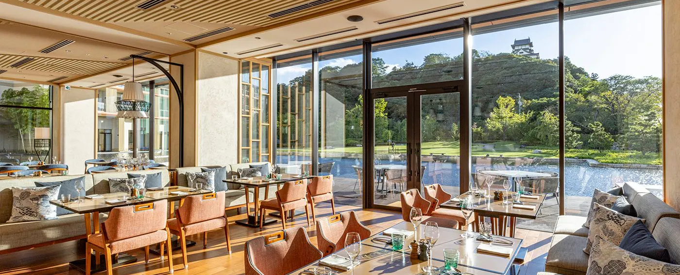 Ruang dengan pemandangan Istana Inuyama