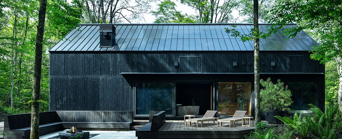 Taman peribadi dalam hutan