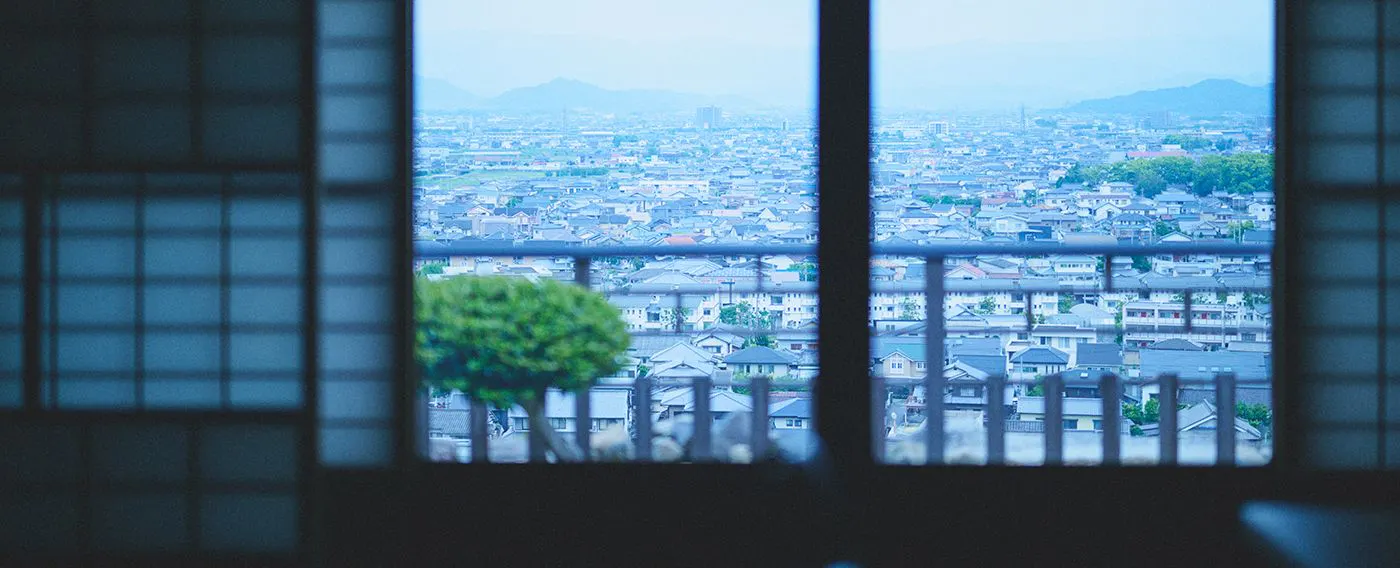 広縁からの眺望