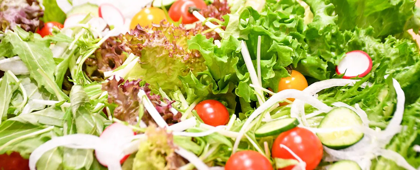 บุฟเฟ่ต์อาหารเช้า สลัด