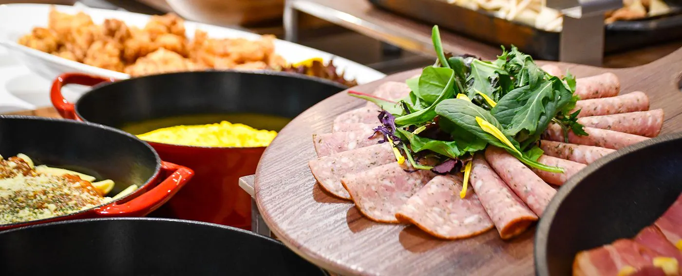 บุฟเฟ่ต์อาหารเช้า