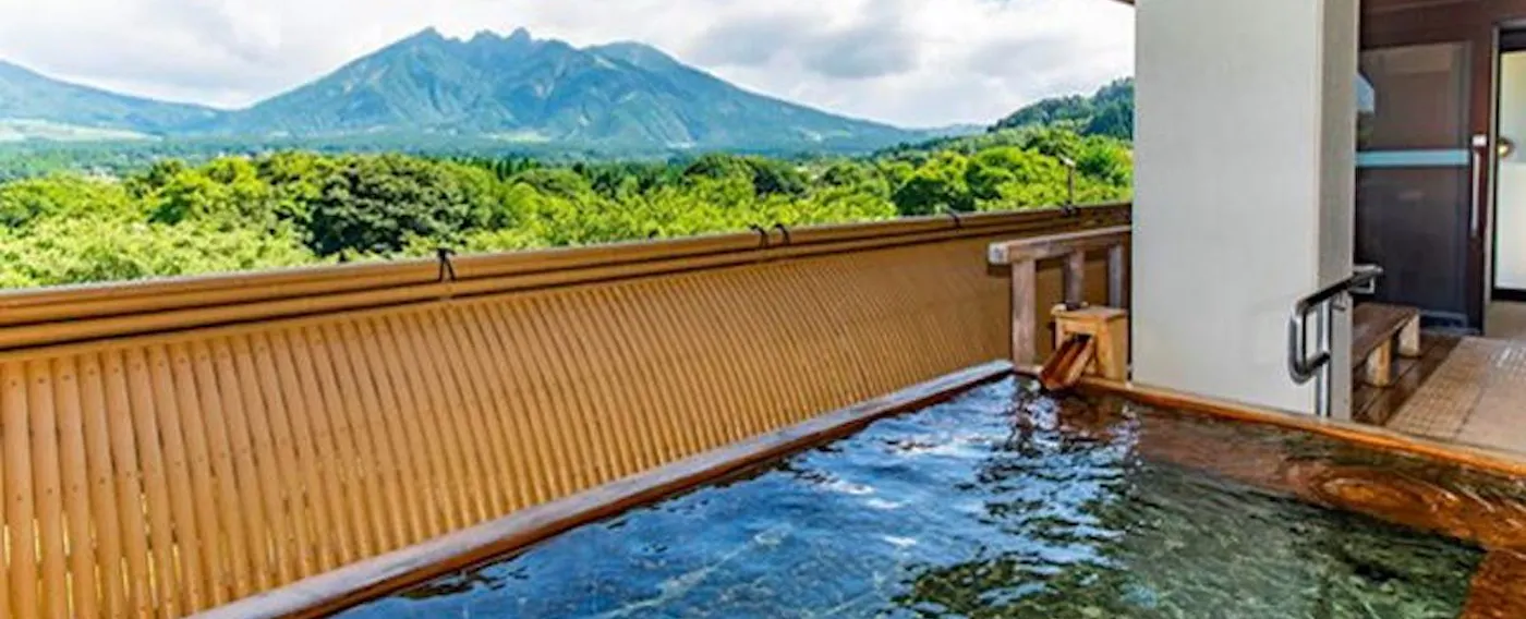 ชมวิวที่สวยงามของภูเขาอาโสะที่ 'ชิกิมิโนะยุ'