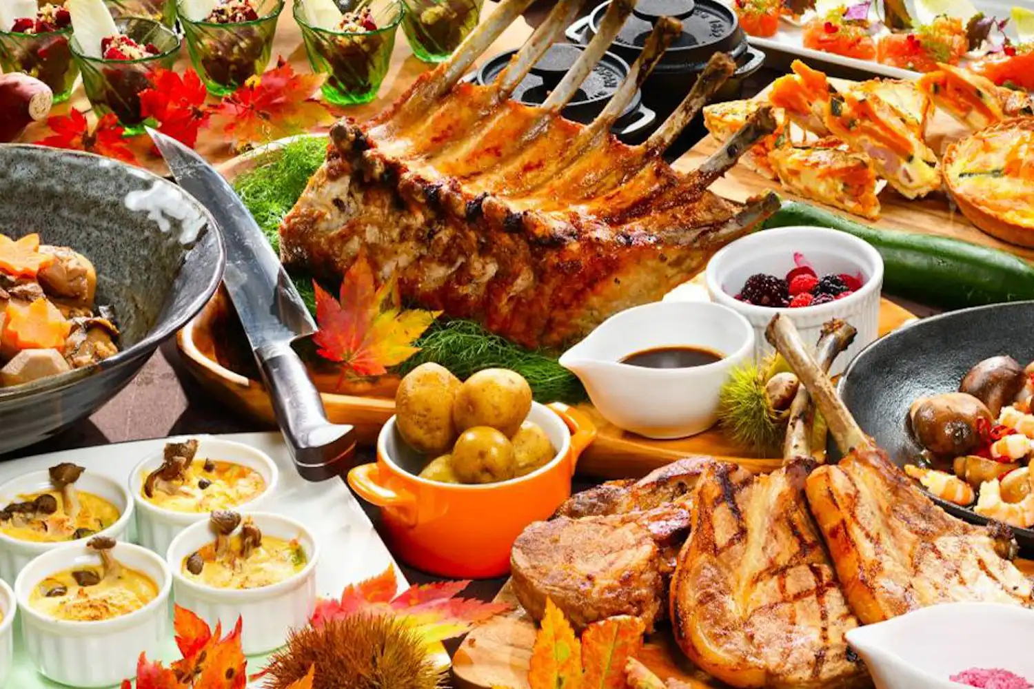 계절 한정 뷔페