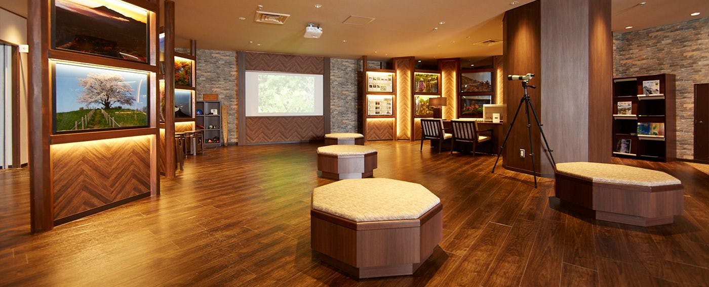 자연의 매력을 발신하는 데 특화된 공간