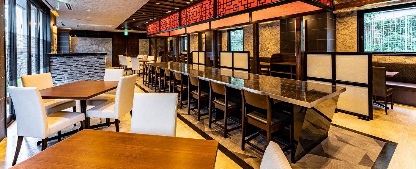 ภายในร้านอาหารจีน '登尚園'