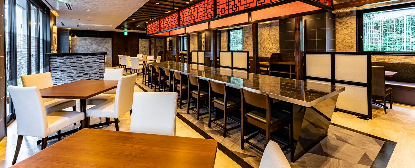 ภายในร้านอาหารจีน '登尚園'