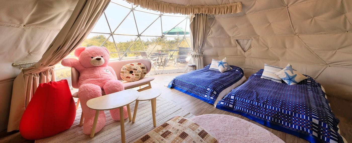 豪華露營圓頂帳篷