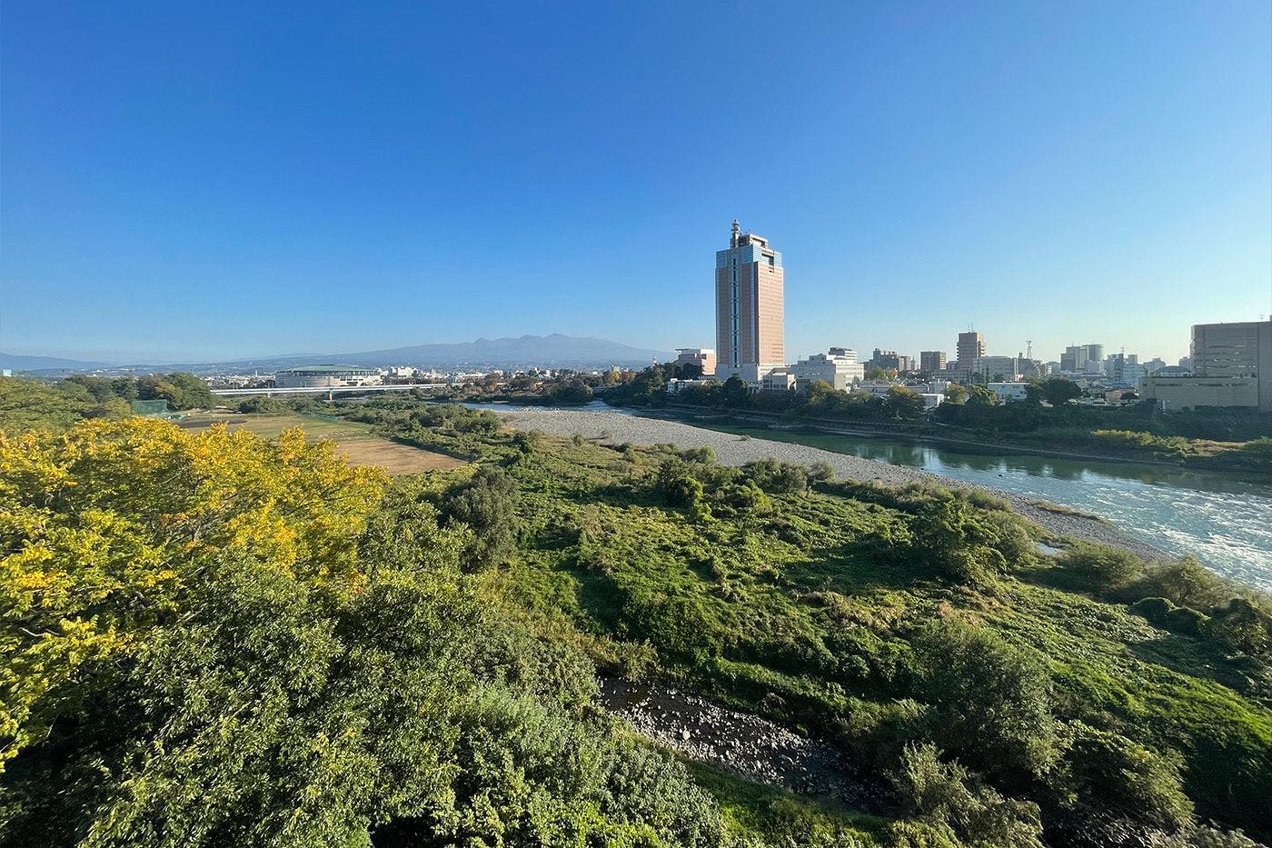 房間から的景色