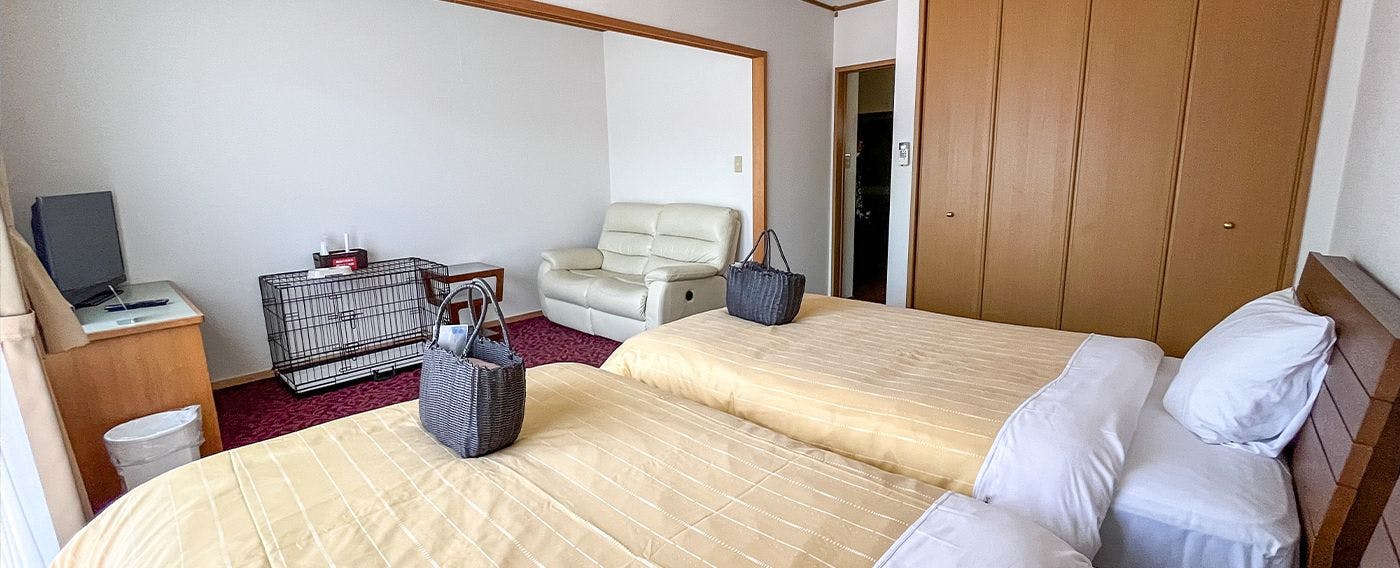 ห้องพัก เตียง