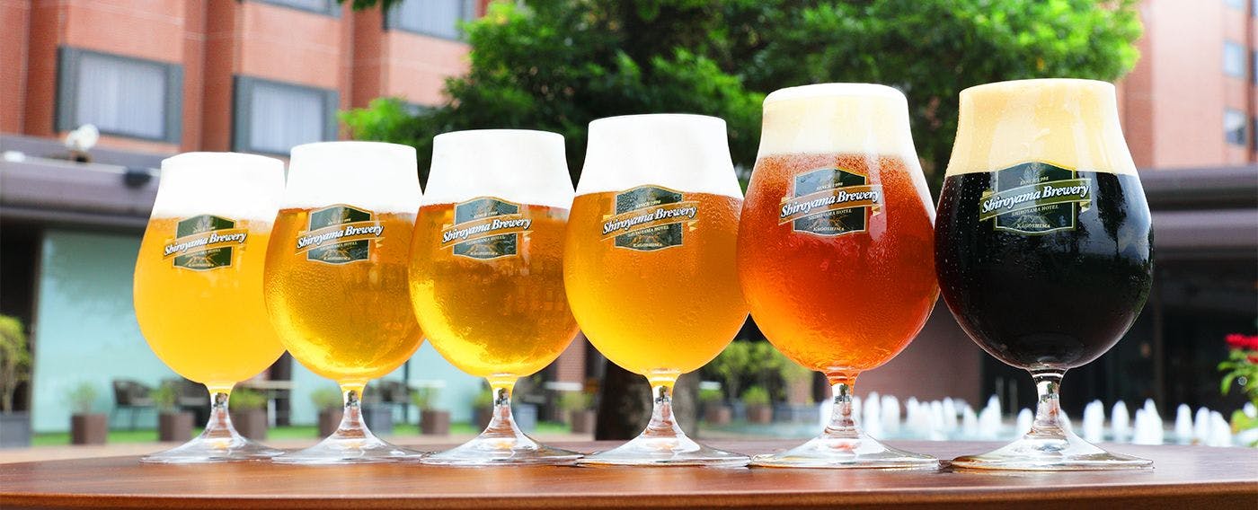 ホテル敷地内工場で醸造させる贅沢なクラフトビール