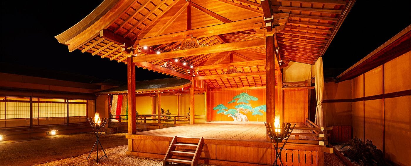 能舞台記念撮影