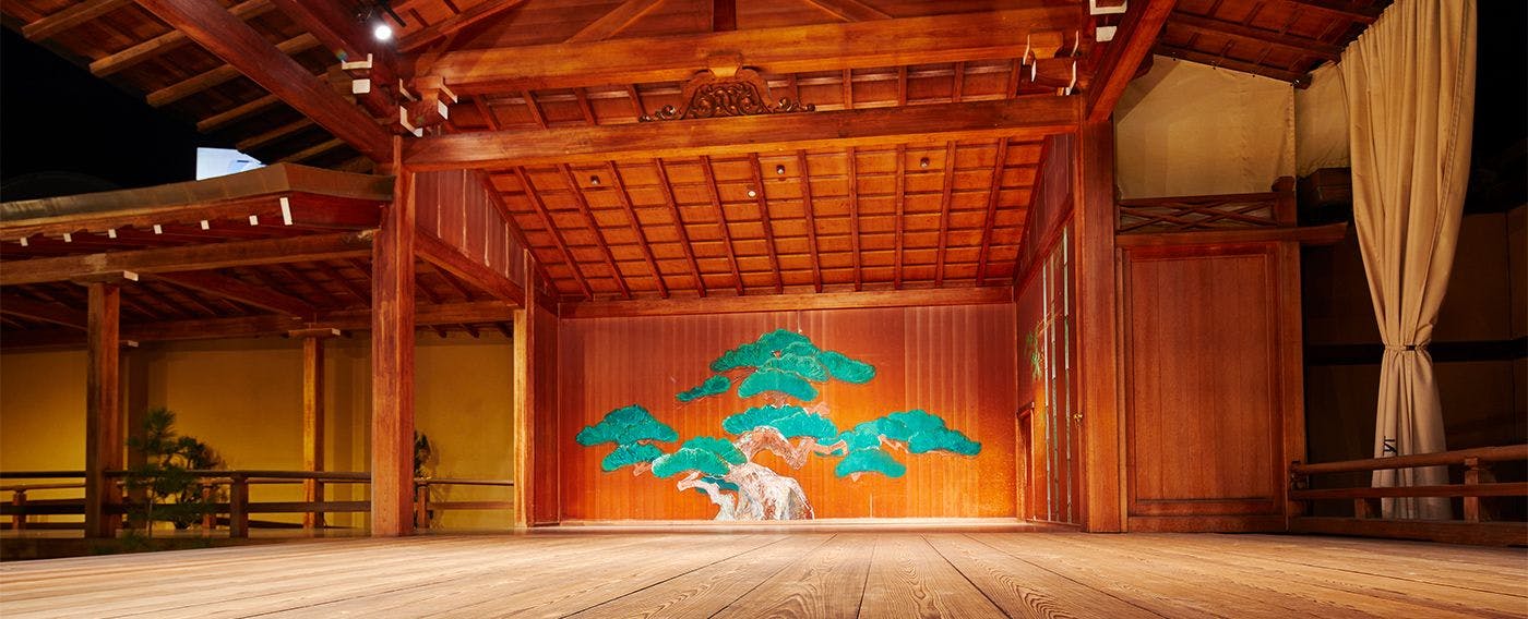 能舞台記念撮影