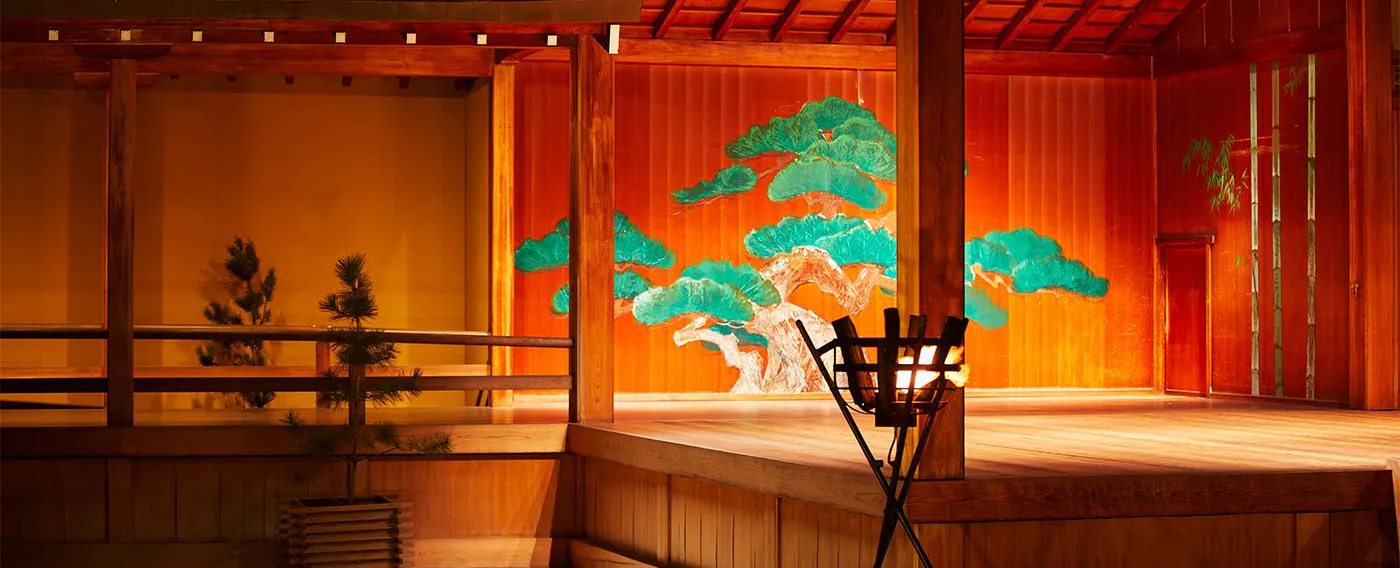 能舞台記念撮影