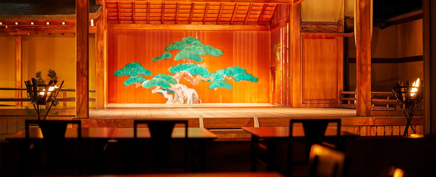 能舞台記念撮影