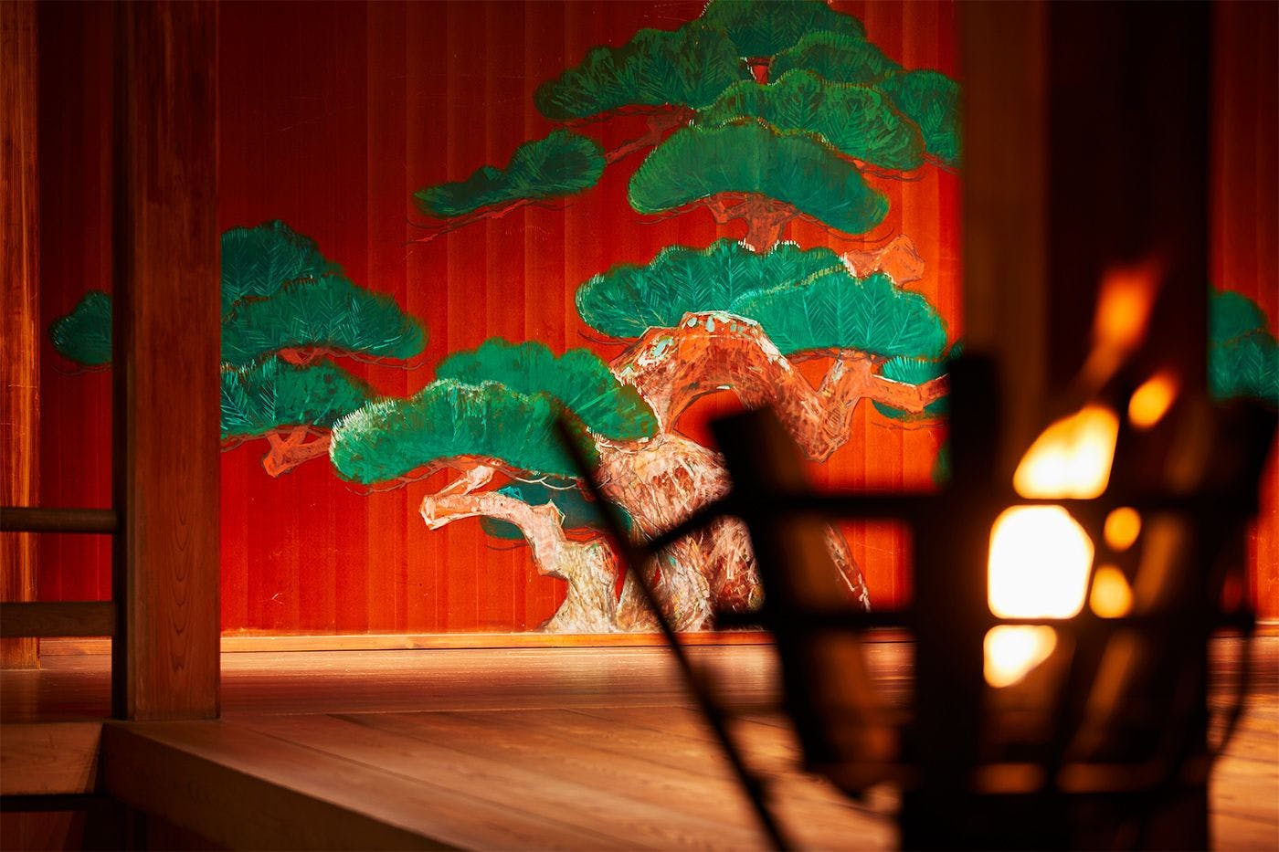 能舞台記念撮影