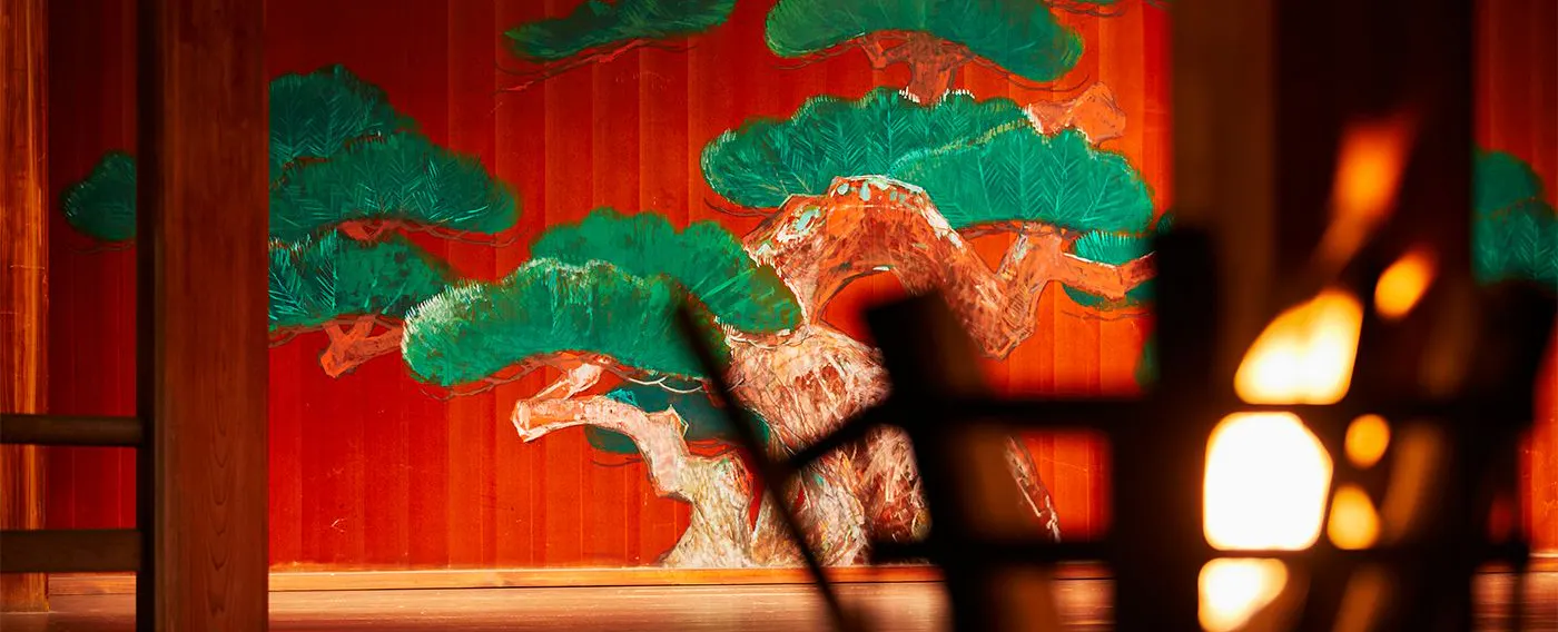 能舞台記念撮影