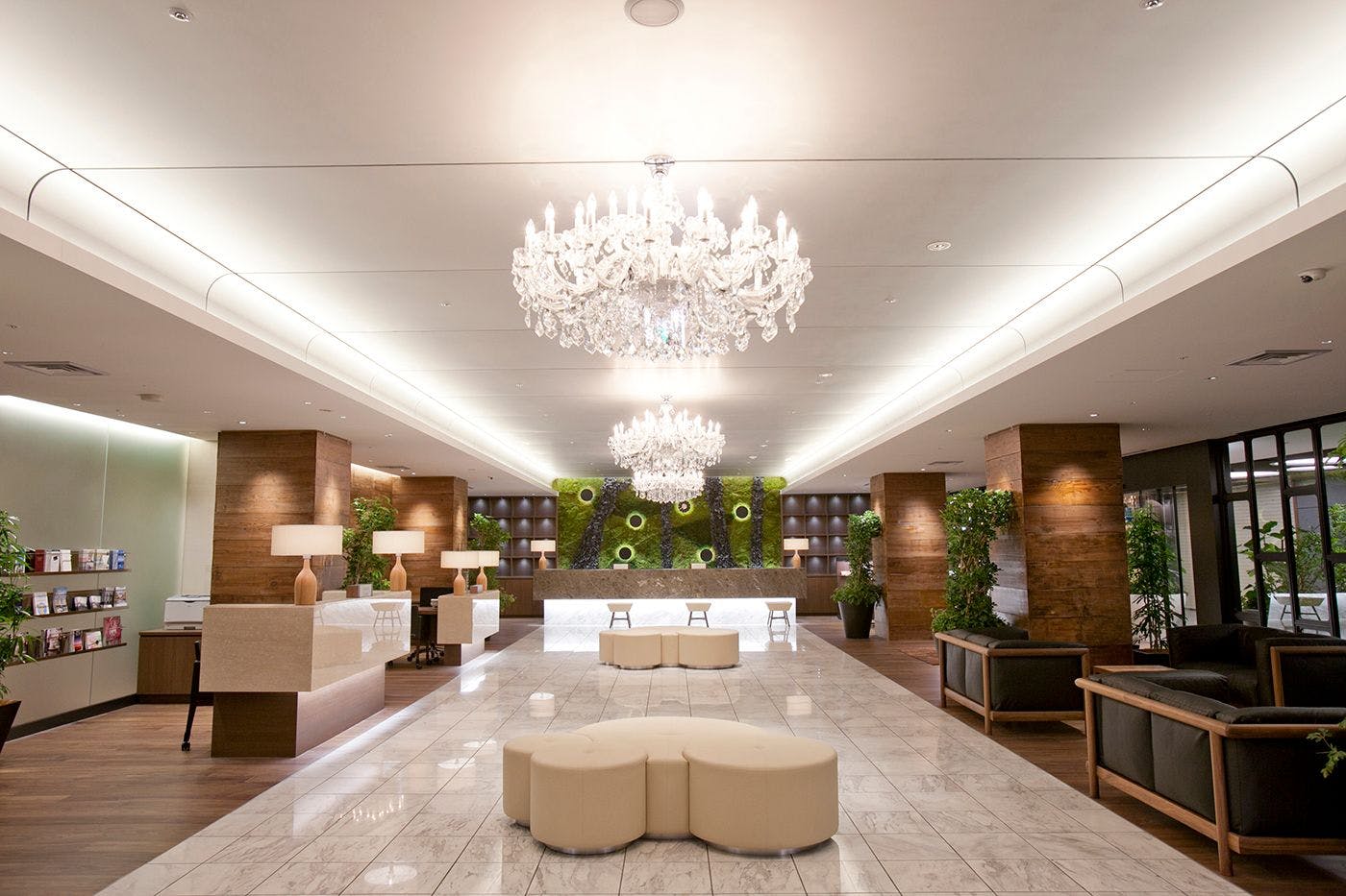 ล็อบบี้ส่วนต้อนรับ