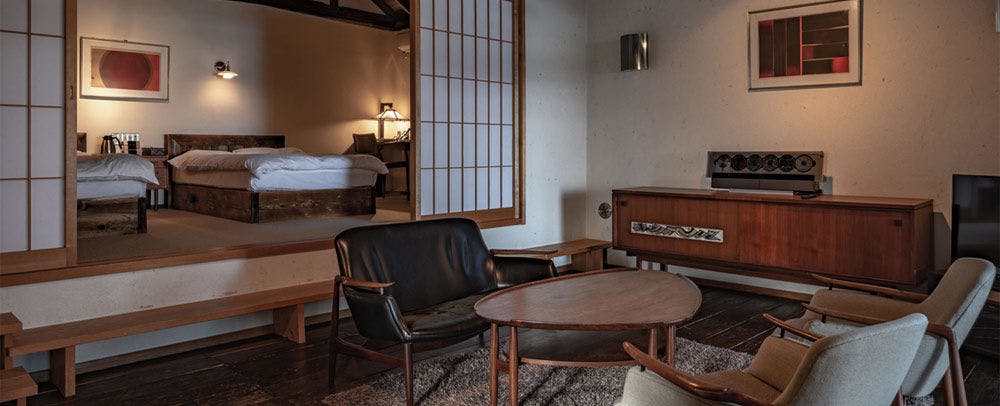 「スウィートヴィラ 閑」リビングルーム