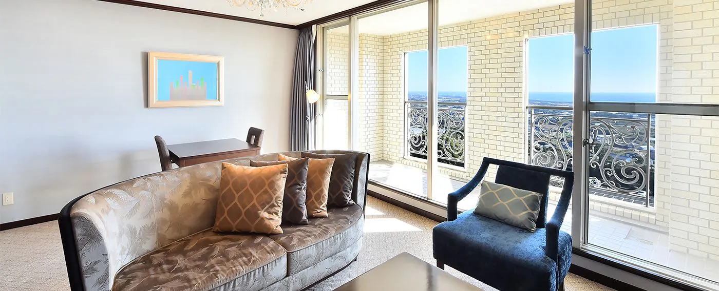 ห้องสวีทเตียงคู่พร้อมวิวทะเล 58 ตารางเมตร