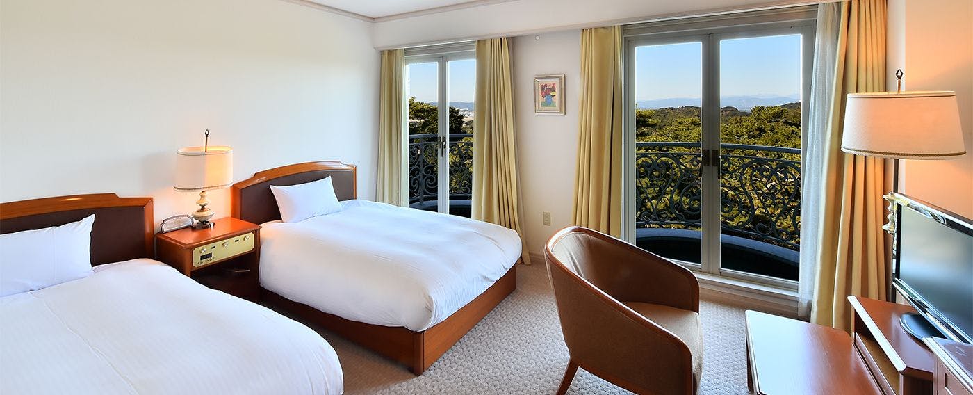 【ห้องพักราคาประหยัด ทวิน (ปลอดบุหรี่) ขนาด 24 ตร.ม.】