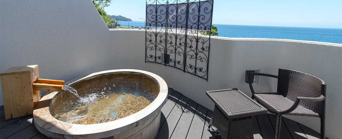 全室オーシャンビュー温泉露天風呂付き客室