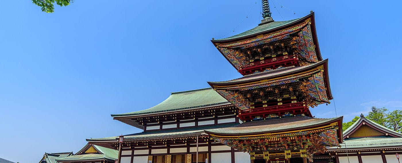 Lokasi strategik, 2 minit berjalan kaki dari Naritasan Shinshoji Temple