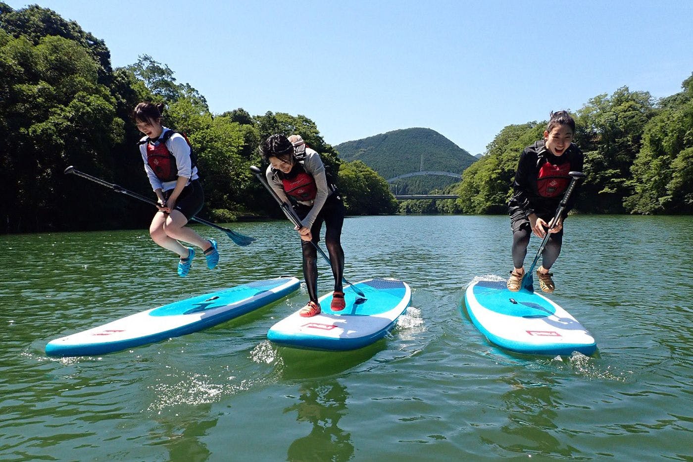 ประสบการณ์พายเรือ SUP ในทะเลสาบ