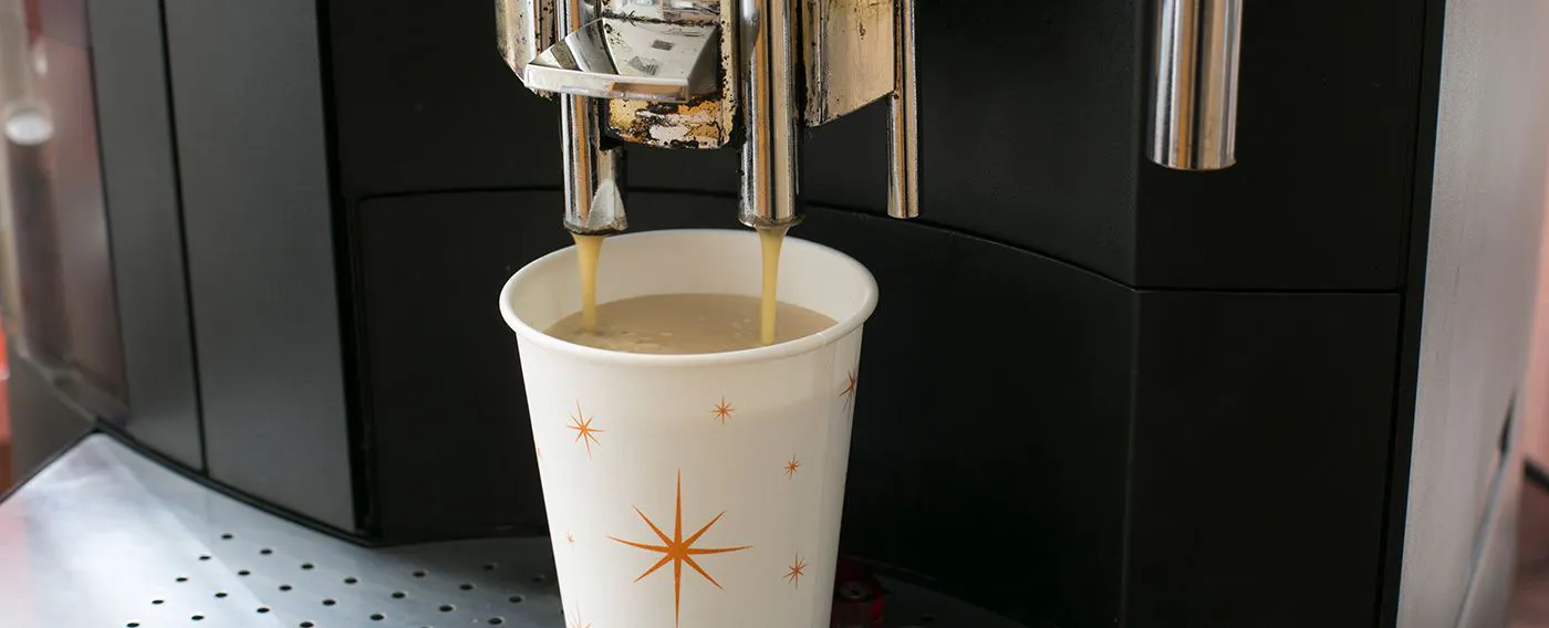 Layanan kopi selamat datang