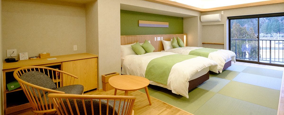 ห้องพิเศษ【ชั้นหยกมรกต】พร้อมอ่างอาบน้ำวิว