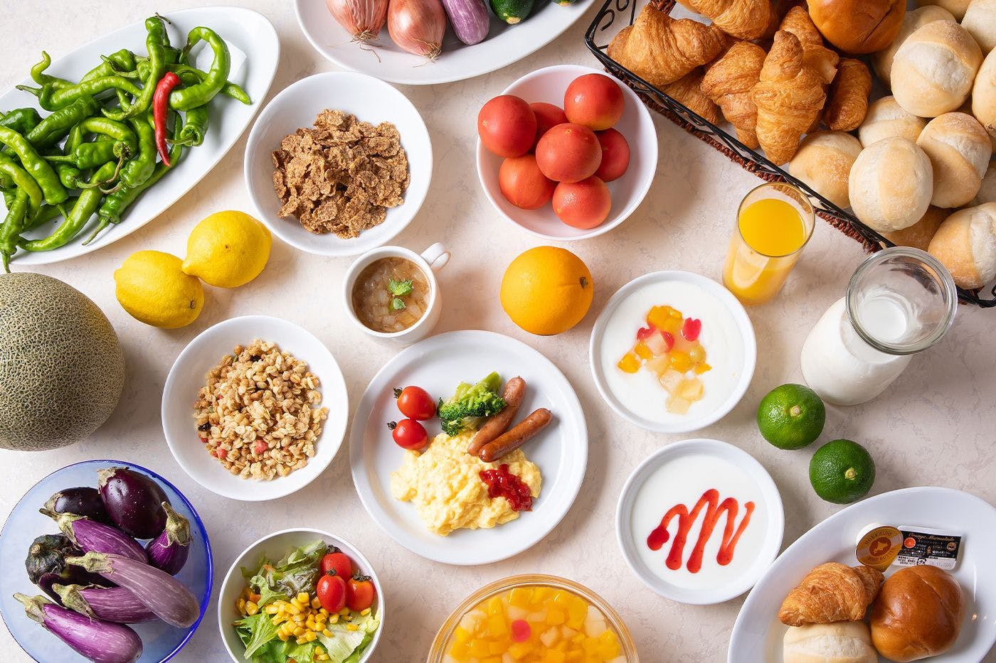 ตัวอย่างอาหารเช้า