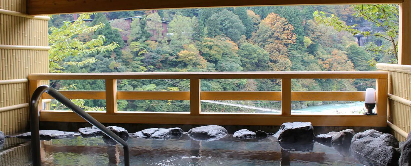 บ่อน้ำพุร้อนกลางแจ้งส่วนตัวแยกต่างหาก