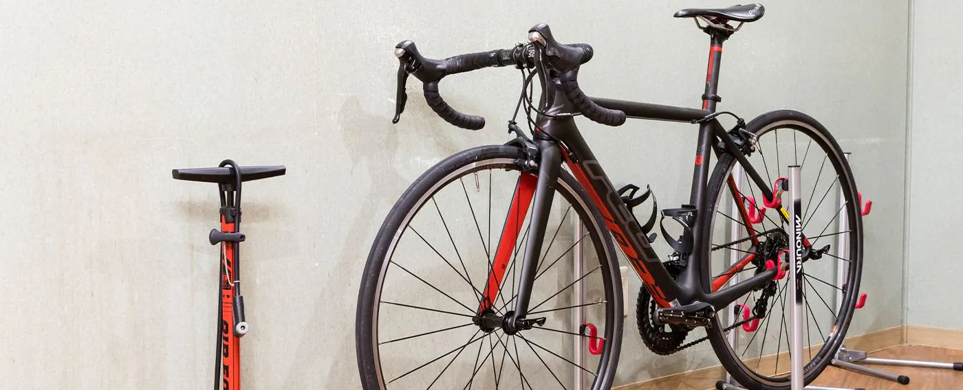 ที่จอดจักรยาน ที่สูบลม