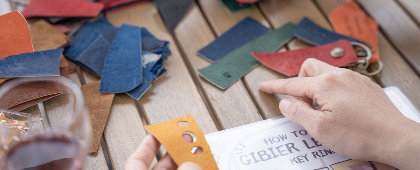 야생 동물 가죽 키홀더 만들기