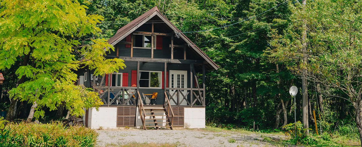 คอทเทจพร้อมซาวน่าส่วนตัวให้เช่าแบบทั้งหลัง ภายนอก