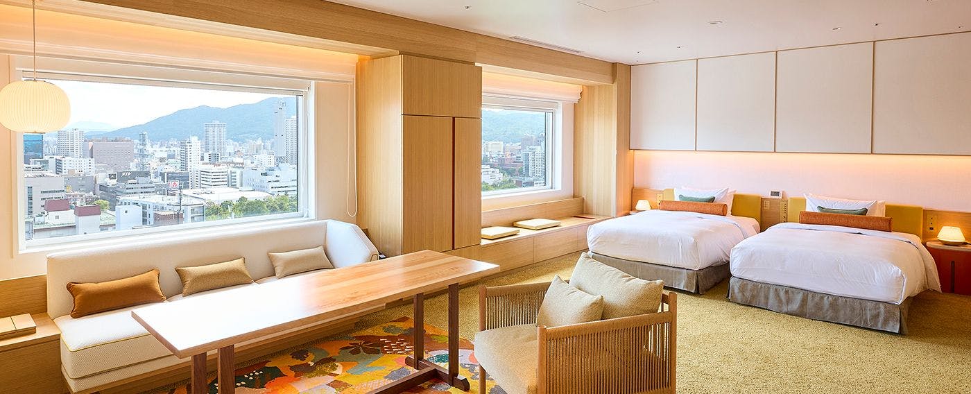 廣場雙床房（套房風格）