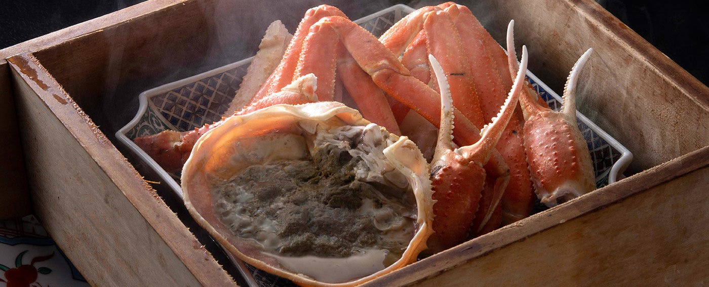 ずわい蟹せいろ蒸し 【冬】