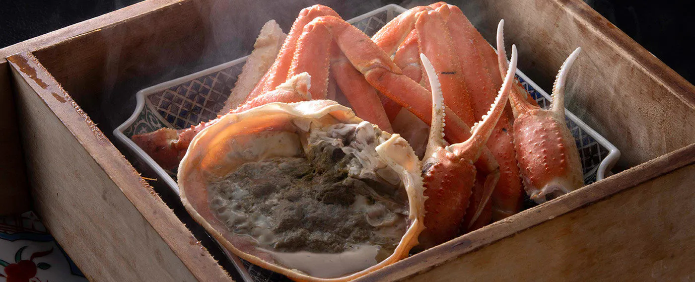 ずわい蟹せいろ蒸し 【冬】