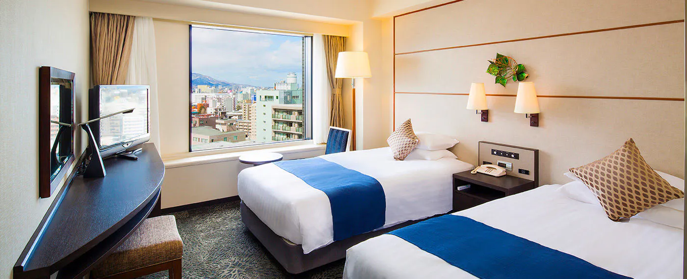 【スタンダードツイン】 6〜14 階 / 最大2 名様