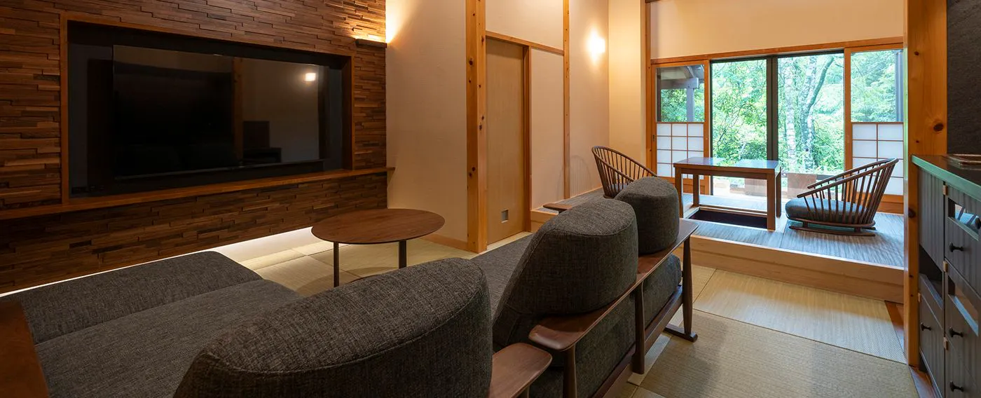 特別室【温泉露天風呂&足湯付】別棟:姫子松の抄/51平米