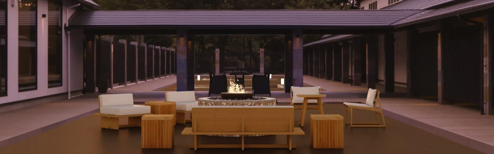 世界遺産 富士山を望む宿 富岳群青