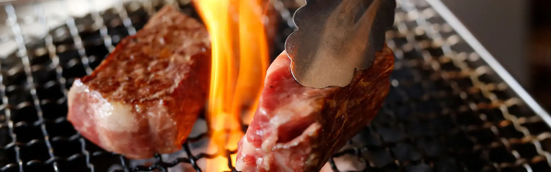 上州牛サーロイン炭火焼き