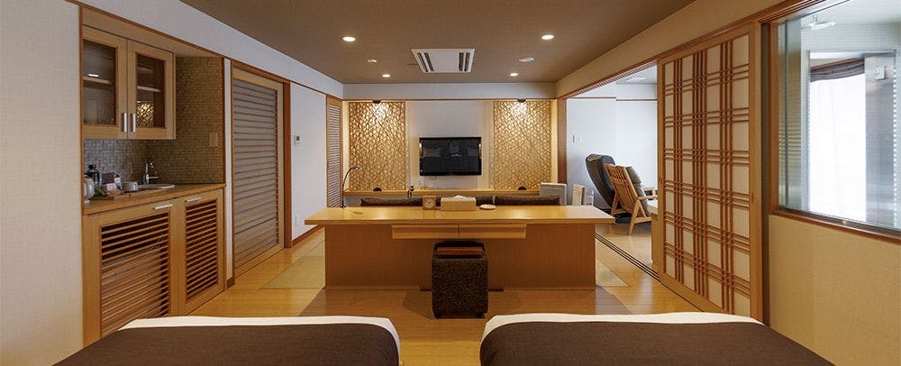 Beppu Onsen Take to Tsubaki no Oyado Hanabeppu