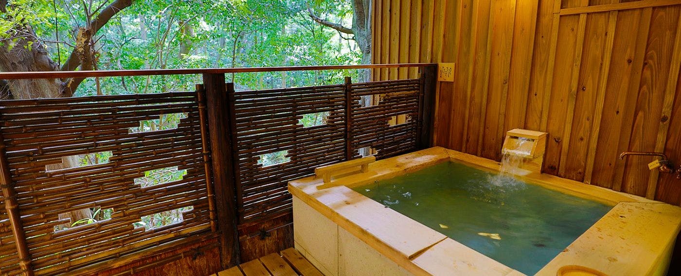 客室露天風呂