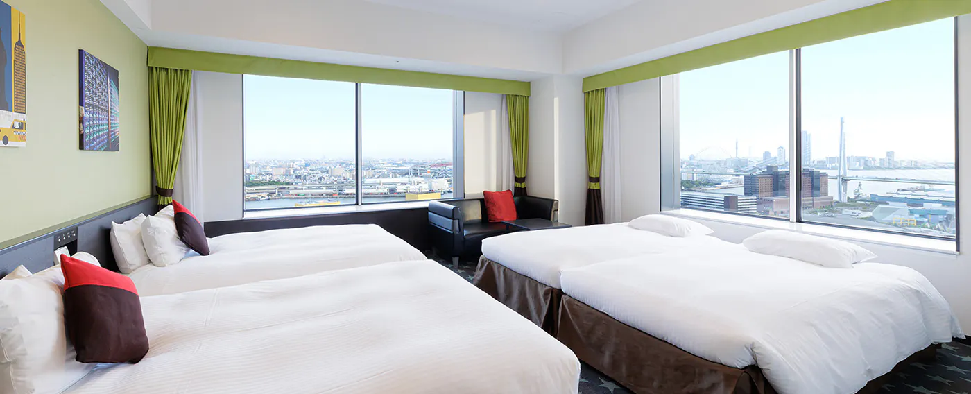 適合團體或家庭寬敞舒適的房間。(示意圖)