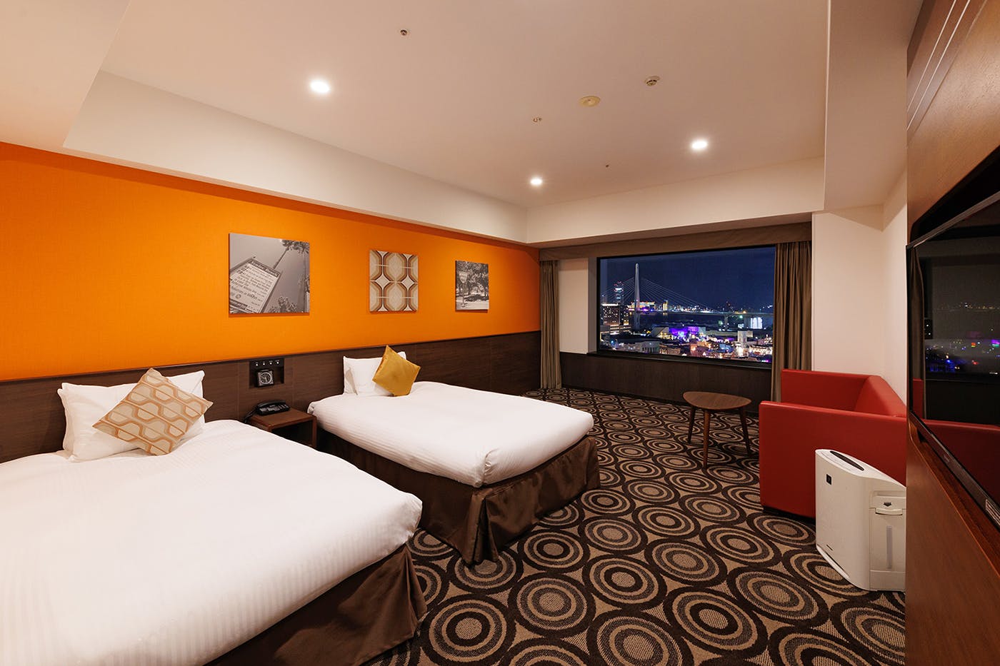 高級樓層公園景家庭房（示意圖）