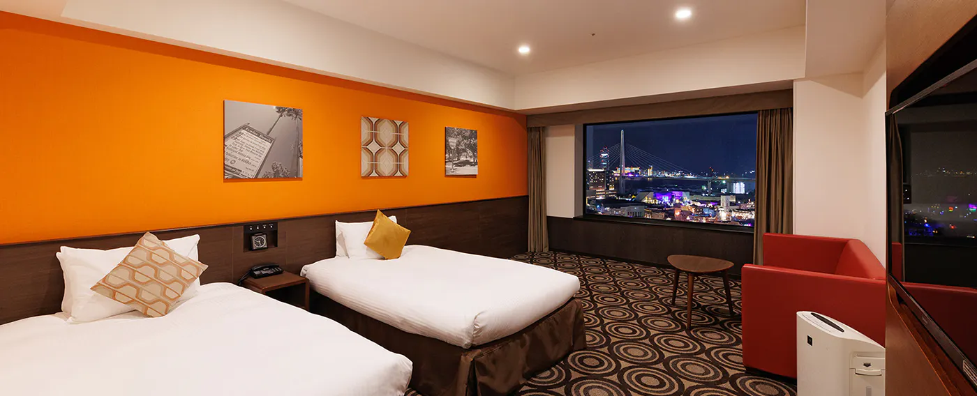 高級樓層公園景家庭房(示意圖)