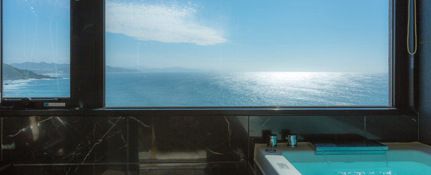 ตัวอย่างอ่างอาบน้ำในห้องพัก