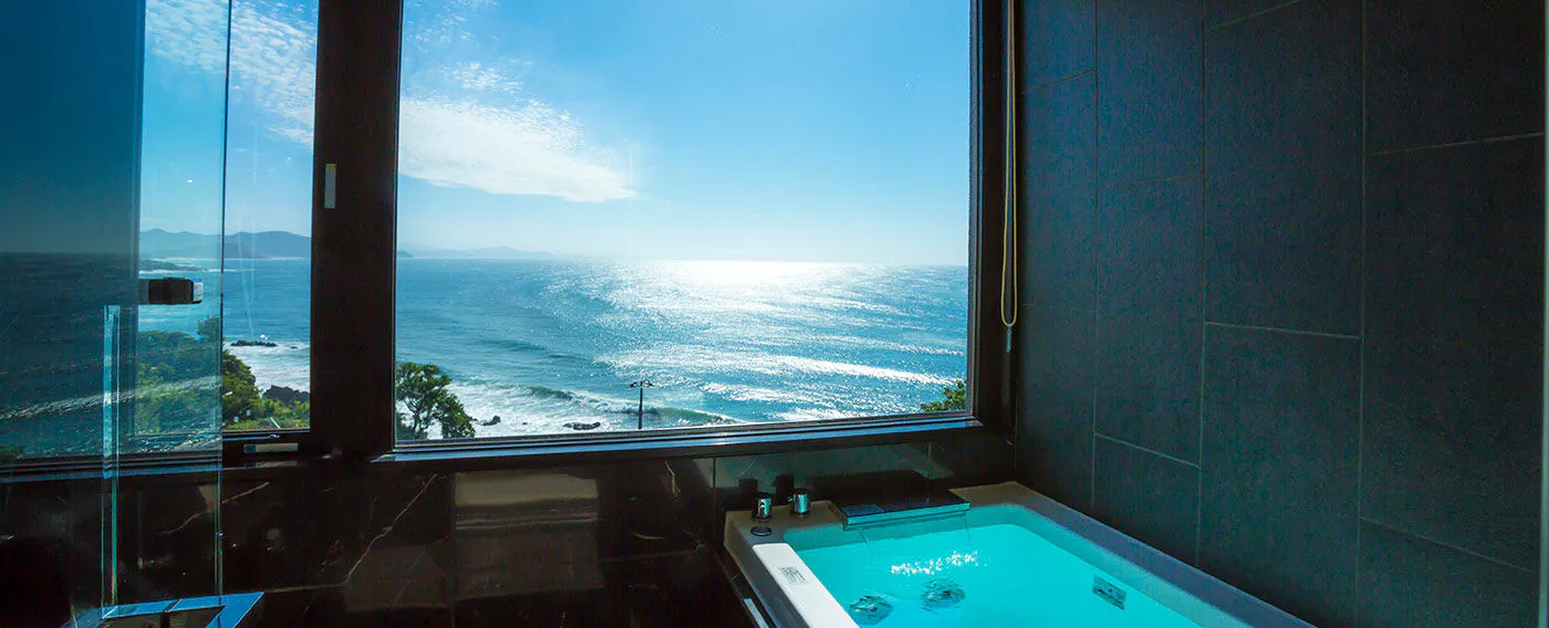 ตัวอย่างอ่างอาบน้ำในห้องพัก